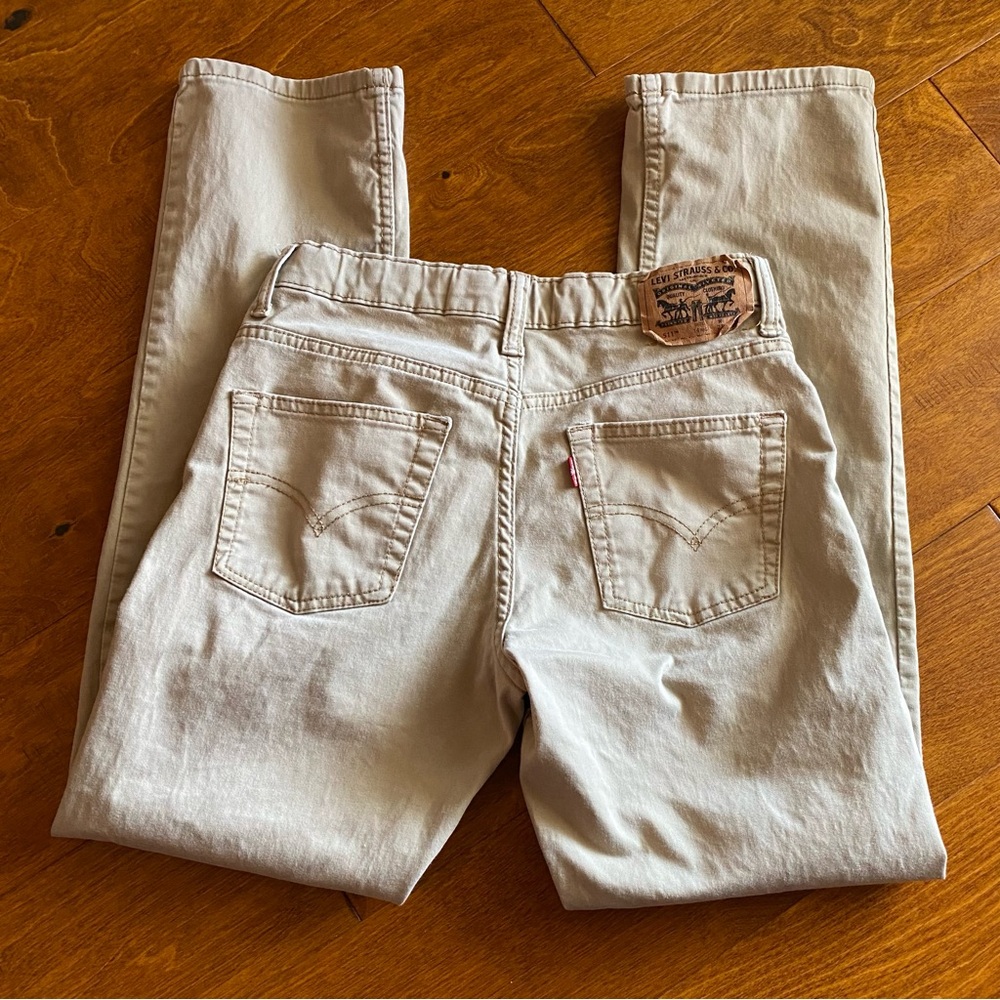 Levi’s Boy’s 511 Slim Pants 14 Reg Kaki